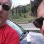 Selphie mit Schneemann