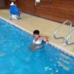 Unser Hotelpool in Cody